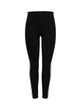 Legging Only Tia Panel Negro Mujer