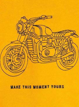 Sudadera Mayoral Moto Amarillo Para Niño