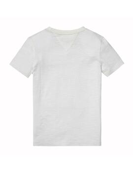 Camiteta Tommy Hilfiger Tag Blanca
