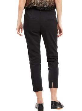 Pantalon Vila Viadelia Negro Para Mujer