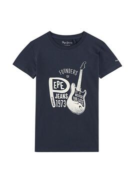 Camiseta Pepe Jeans Ewan Marino para Niño