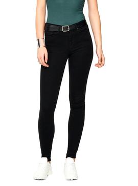 Pantalón Vaquero Only Lida Skinny Negro Para Mujer