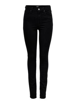 Pantalón Vaquero Only Lida Skinny Negro Para Mujer