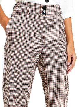 Pantalones Only Bea Cuadros Mid Ank Para Mujer