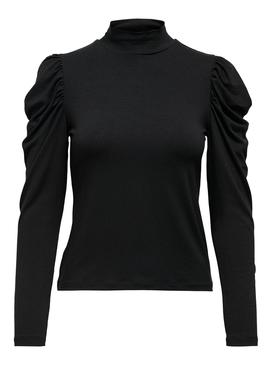 Camiseta Only Catrine Negro Para Mujer