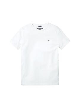 Camiseta Tommy Hilfiger CN KNIT Blanca