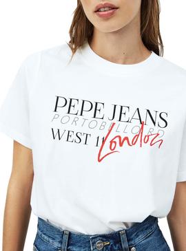 Camiseta Pepe Jeans Anette Blanco para Mujer