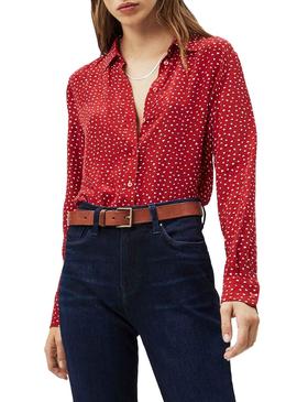 Camisa Pepe Jeans Rita Rojo para Mujer