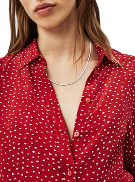 Camisa Pepe Jeans Rita Rojo para Mujer