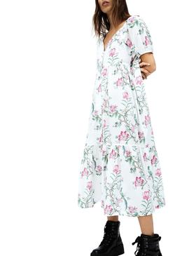 Vestido Pepe Jeans Verena Blanco para Mujer