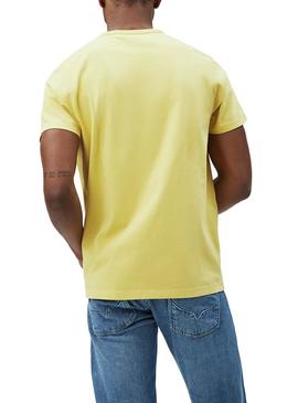 Camiseta Pepe Jeans Salomon Amarillo para Hombre