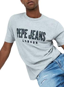 Camiseta Pepe Jeans Salvador Gris para Hombre