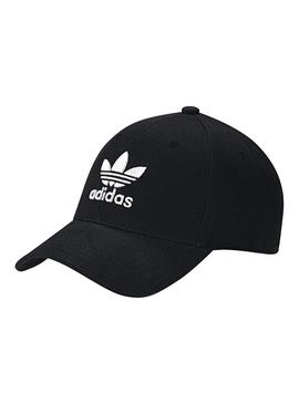 Gorra Adidas Trefoil Baseball Negro Hombre y Mujer