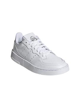 Zapatillas Adidas Supercourt Junior Piel Blanco 