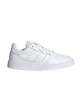 Zapatillas Adidas Supercourt Junior Piel Blanco 