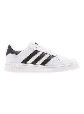 Zapatillas Adidas Team Court C Blanco Para Niños