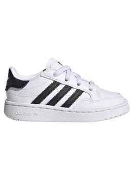 Zapatillas Adidas Team Court Mini Blanco Para Niño