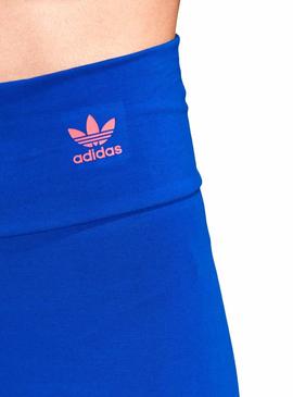 Mallas Adidas Large Logo Azul Para Mujer
