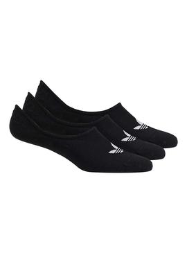 Pack 3 Calcetines Adidas Pinkies Negro Unisex