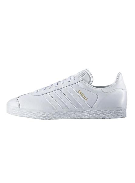 Inflar Reparador Promover Zapatillas Adidas Gazelle Blanco Piel Hombre Mujer