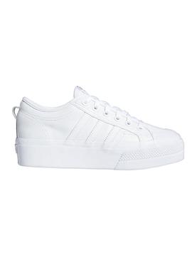 Zapatillas Adidas Nizza Platform Blanco Para Mujer