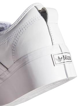 Zapatillas Adidas Nizza Platform Blanco Para Mujer