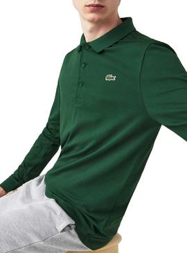 Polo Lacoste Long Verde para Hombre