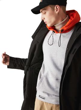 Parka Lacoste Waterproof Negro para Hombre