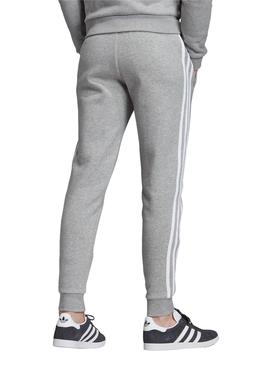 Pantalones Adidas 3 Bandas Gris Para Hombre