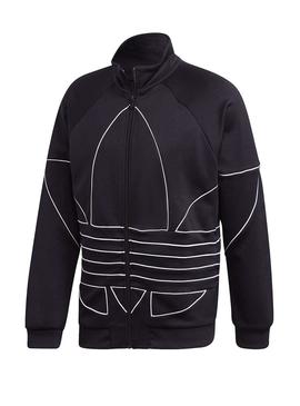 Chaqueta Adidas Big Trefoil Outline Negro Hombre