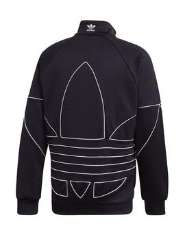 Chaqueta Adidas Big Trefoil Outline Negro Hombre