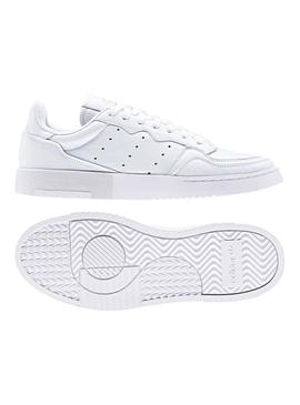 Zapatillas Adidas Supercourt Piel Blanco De Hombre