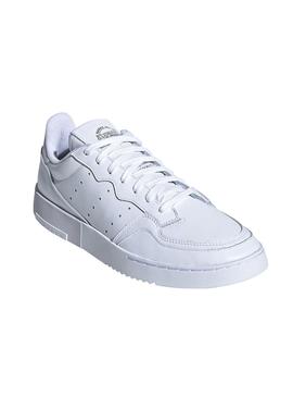 Zapatillas Adidas Supercourt Piel Blanco De Hombre