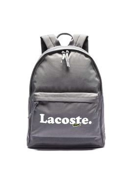 Mochila Lacoste Italic Gris para Hombre
