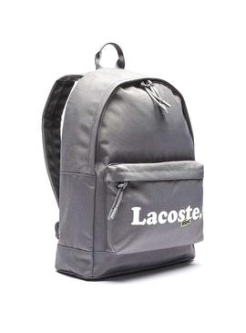 Mochila Lacoste Italic Gris para Hombre