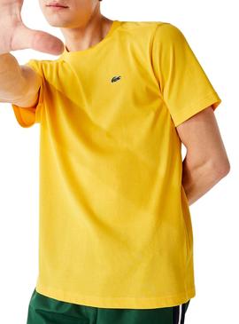 Camiseta Lacoste Basic Amarillo para Hombre