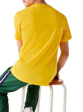 Camiseta Lacoste Basic Amarillo para Hombre