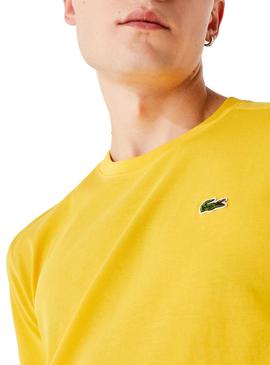 Camiseta Lacoste Basic Amarillo para Hombre