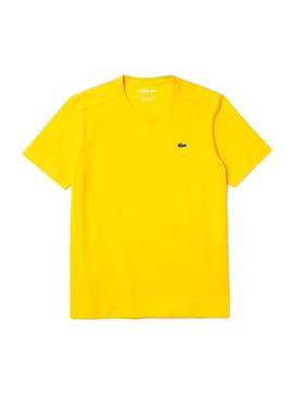 Camiseta Lacoste Basic Amarillo para Hombre