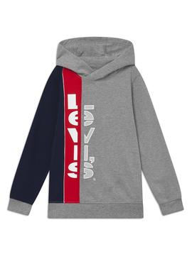 Sudadera Levis Hookup Gris para Niño