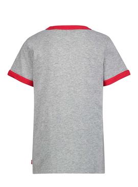 Camiseta Levis Ringer Gris para Niño