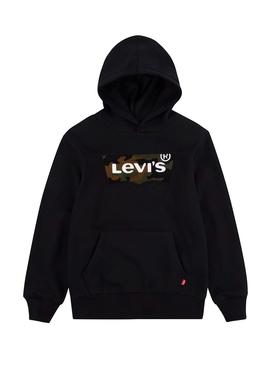 Sudadera Levis Batwing Camo Negro para Niño