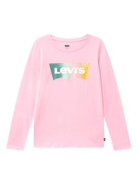 Camiseta Levis Shadow Rosa para Niña