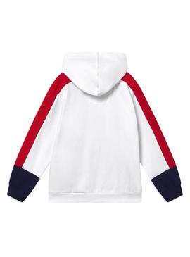 Sudadera Levis Color Block Blanco para Niña