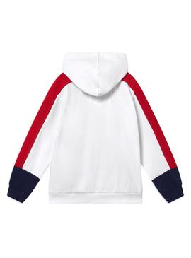 Sudadera Levis Color Block Blanco para Niña