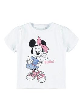 Camiseta Name It Minnie Blanco para Niña