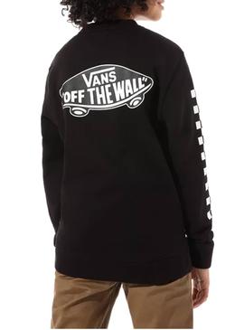 Sudadera Vans Check Negro para Niño