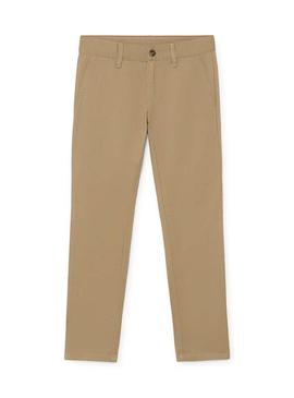 Pantalon Hackett Chino Slim Beige para Niño