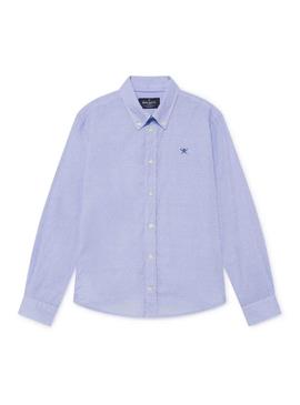 Camisa Hackett Star Azul para Niño