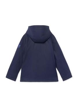 Cazadora Hackett Rain Azul para Niño